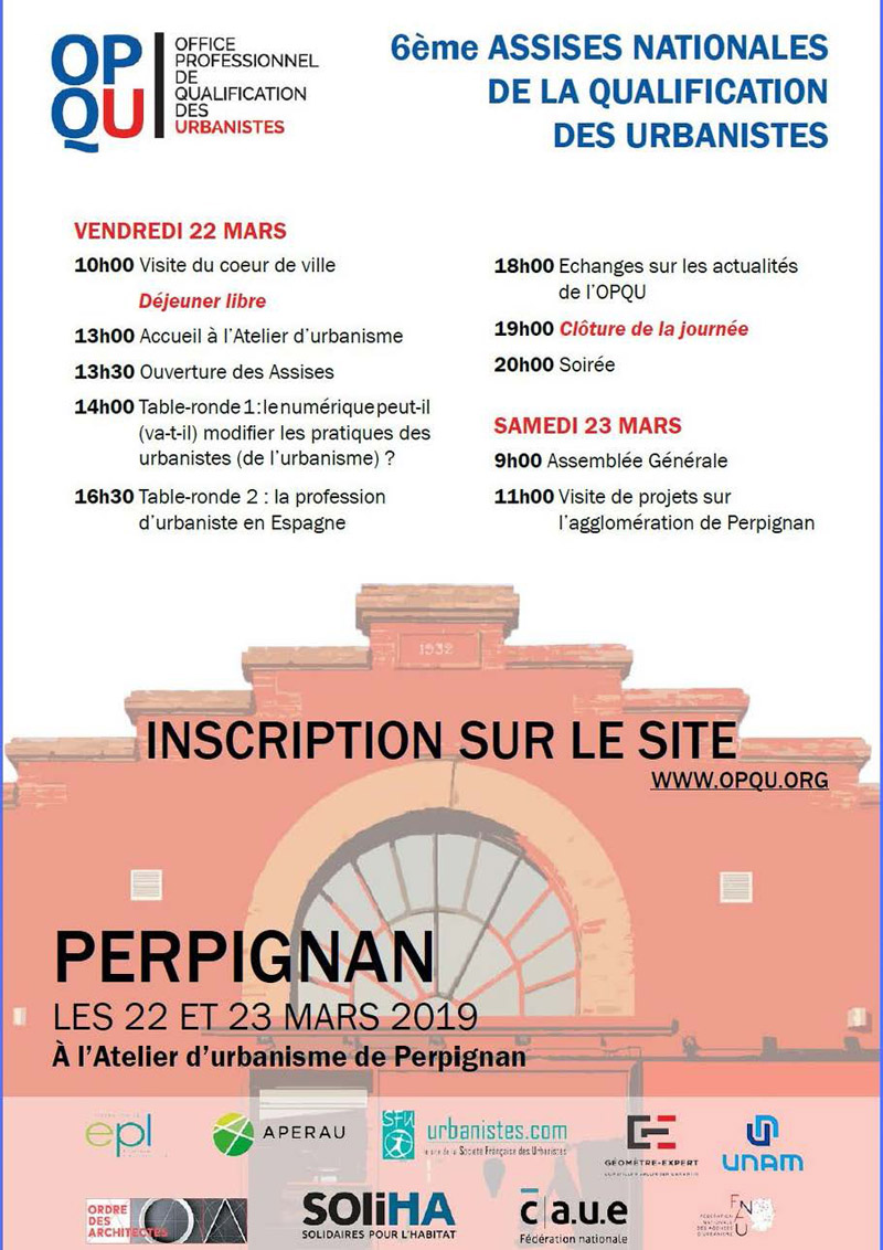 Assises Nationales de la Qualification des Urbanistes