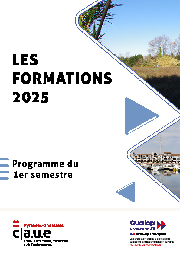 Le catalogue des formations 2025 du CAUE  