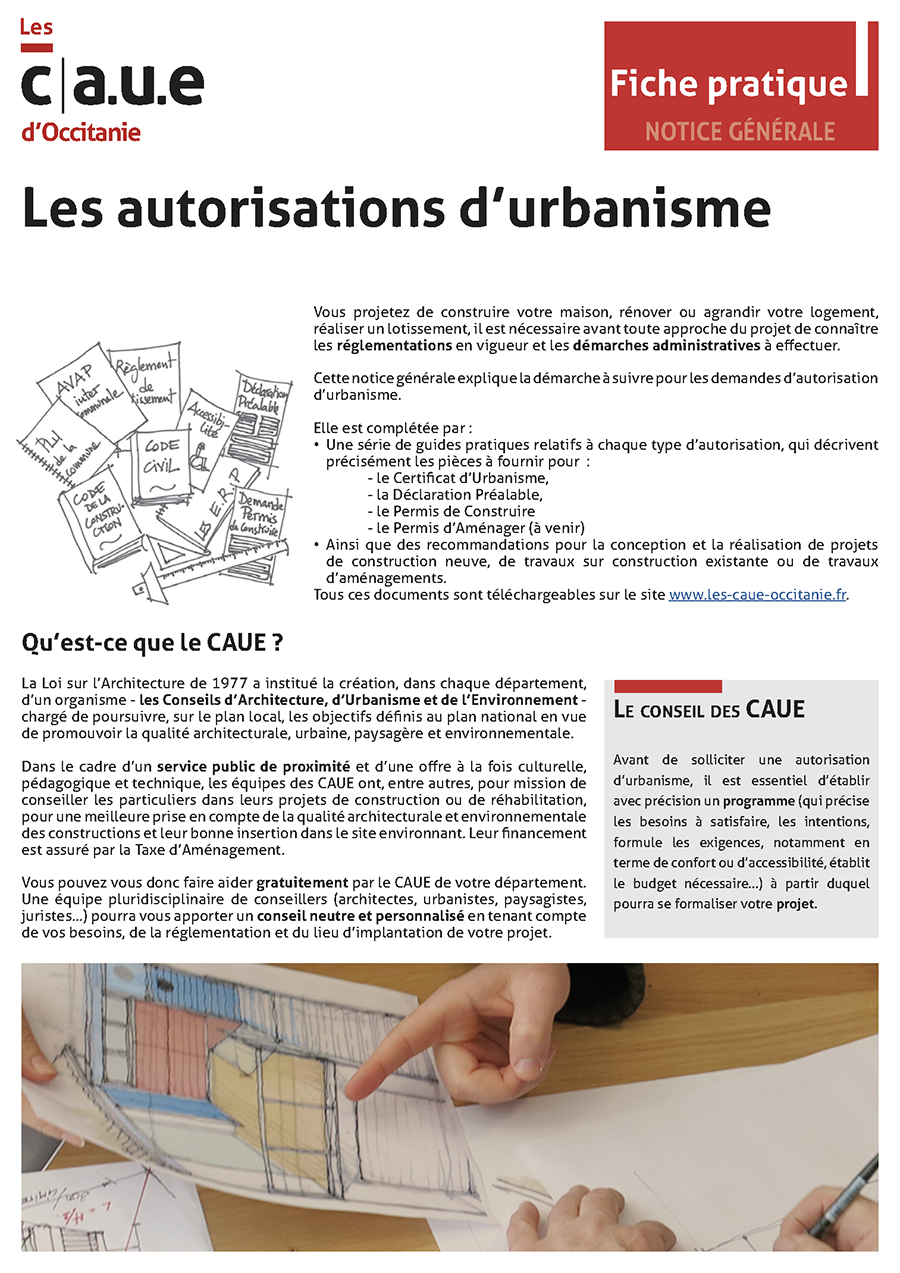 Guide autorisations urbanisme PDG