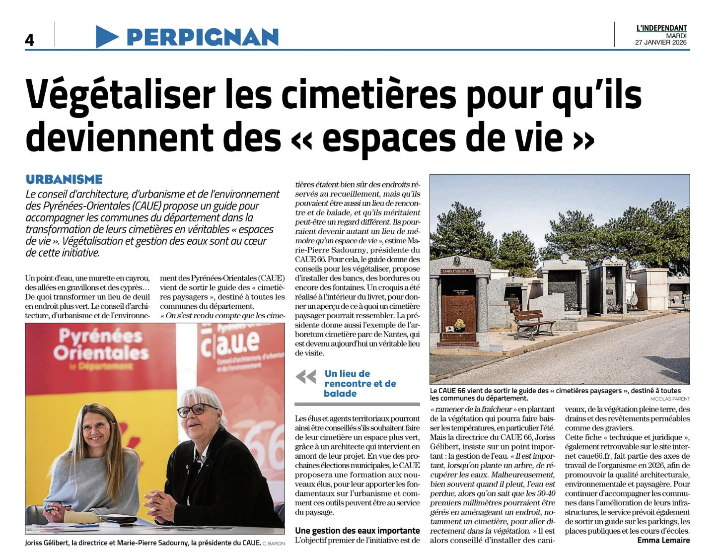 Plaquette cimetieres LINDEPENDANT 2026 01 27